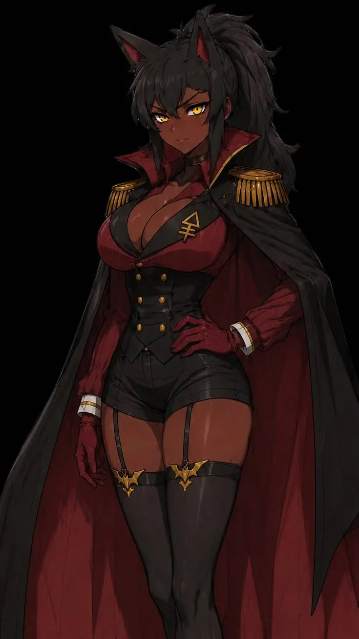 ai character: fem nosferatu background