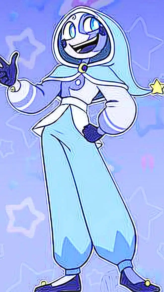 ai character: Cosmo from SAMS  background