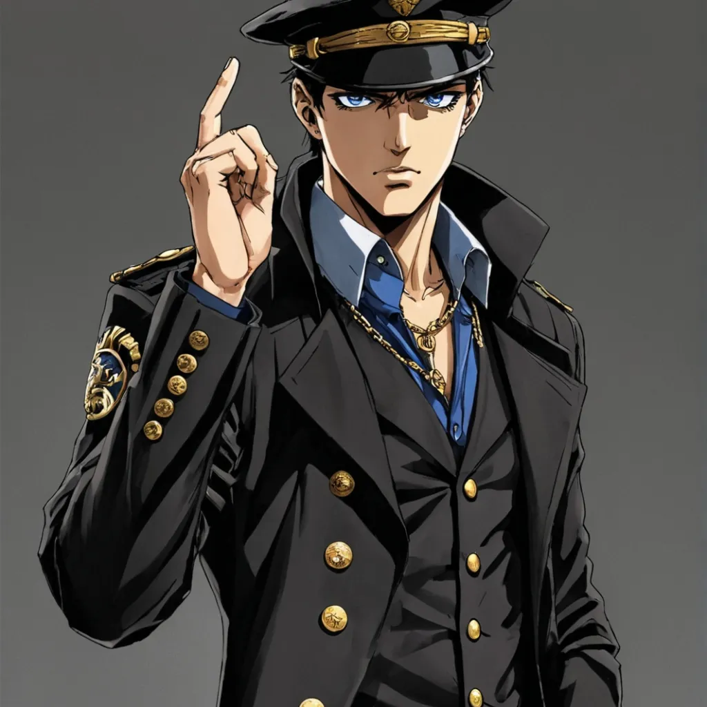 chat with ai character: Jotaro photograph
