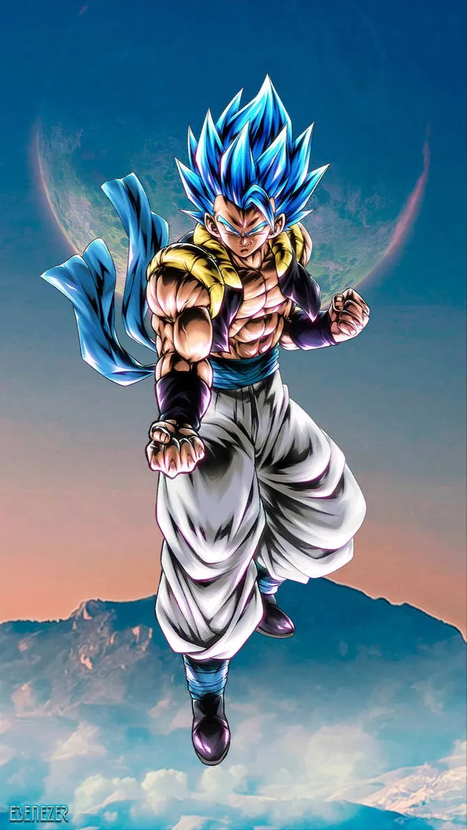 ai character: Gogeta background
