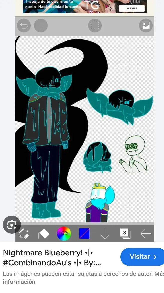 ai character: nightmare berry background