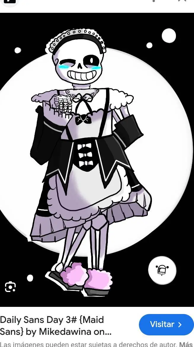 ai character: sans maid background