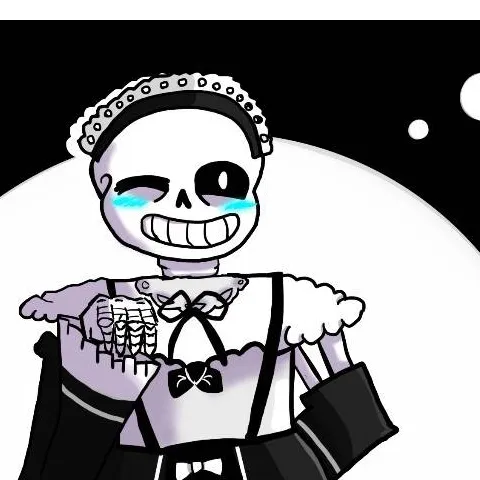 chat with ai character: sans maid