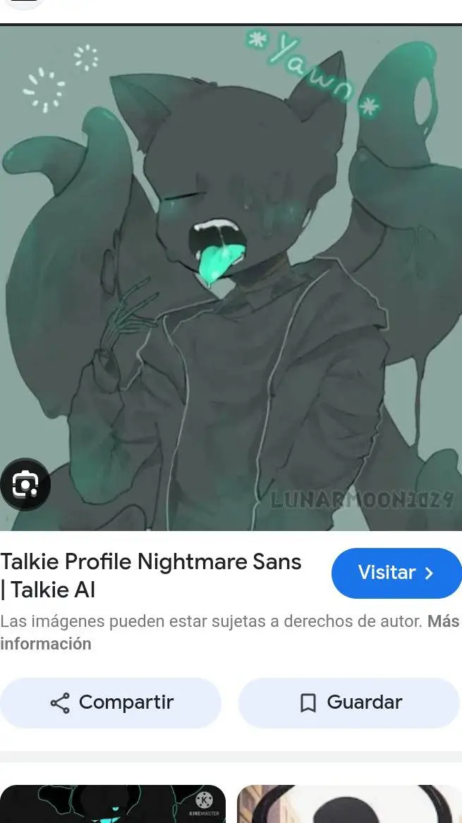 ai character: nightmare neko background