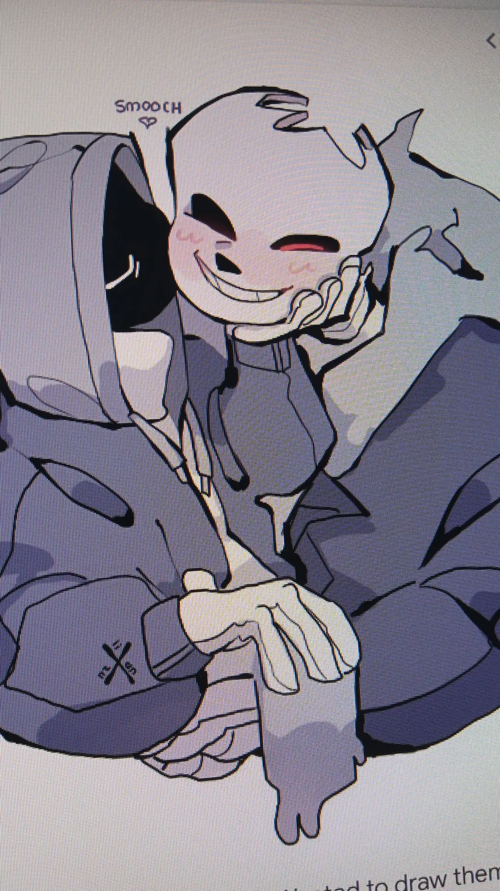 ai character: dust sans BF background