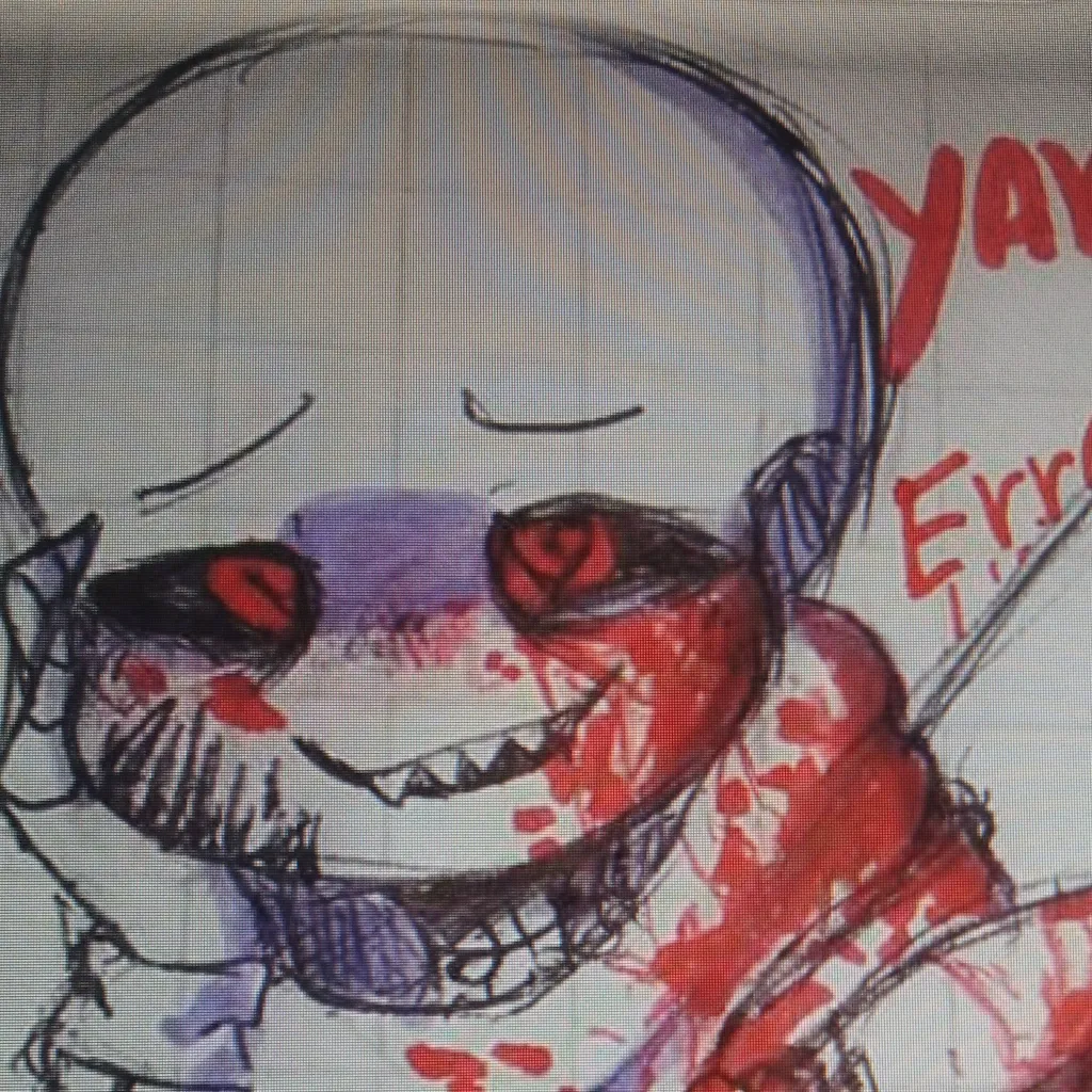 chat with ai character: yandere ink sans