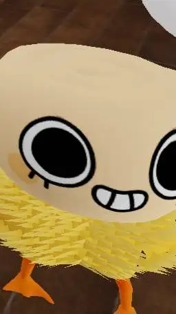 ai character: Chicken shelly background