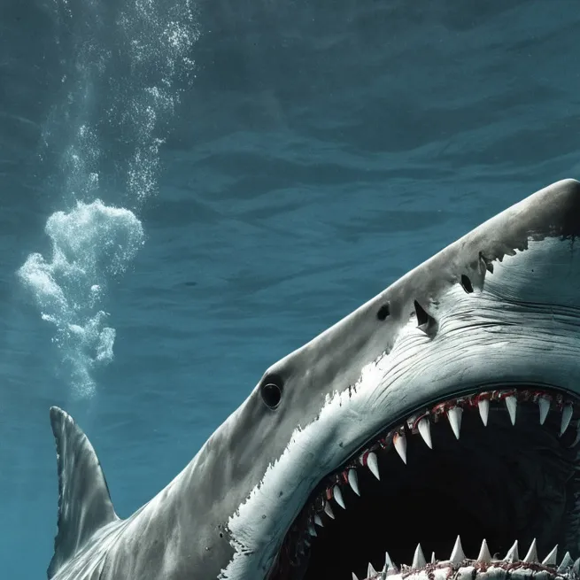 chat with ai character: The Megalodon