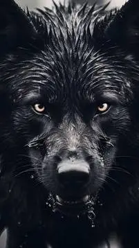 ai character: DARTH VADERS WOLF! background