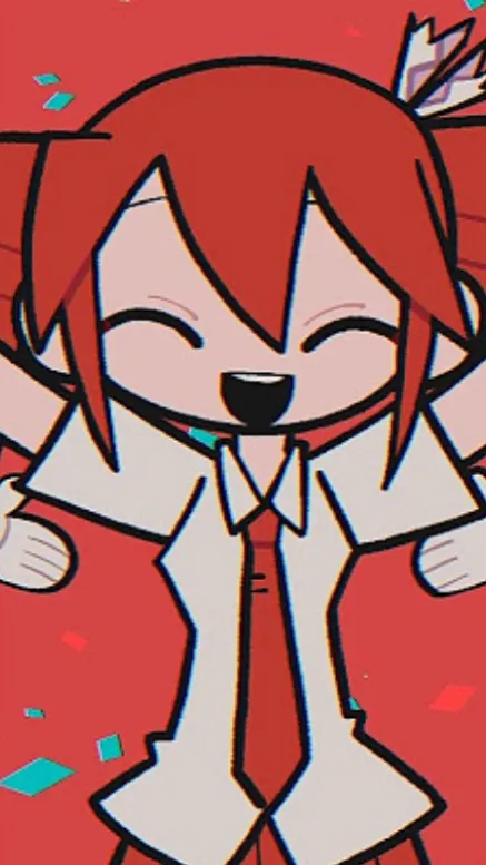 ai character: Baumkuchen Teto  background