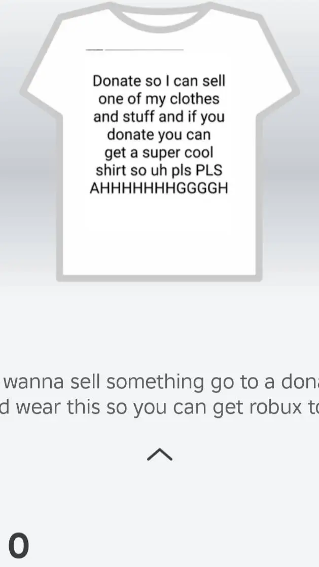 ai character: PLS DONATE ME background