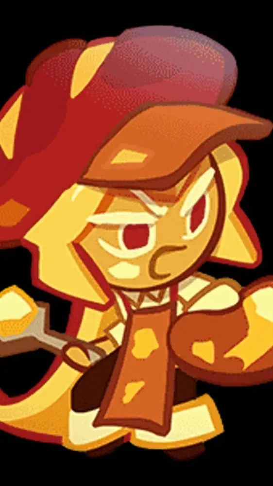 ai character: Butter Pretzel Coo background