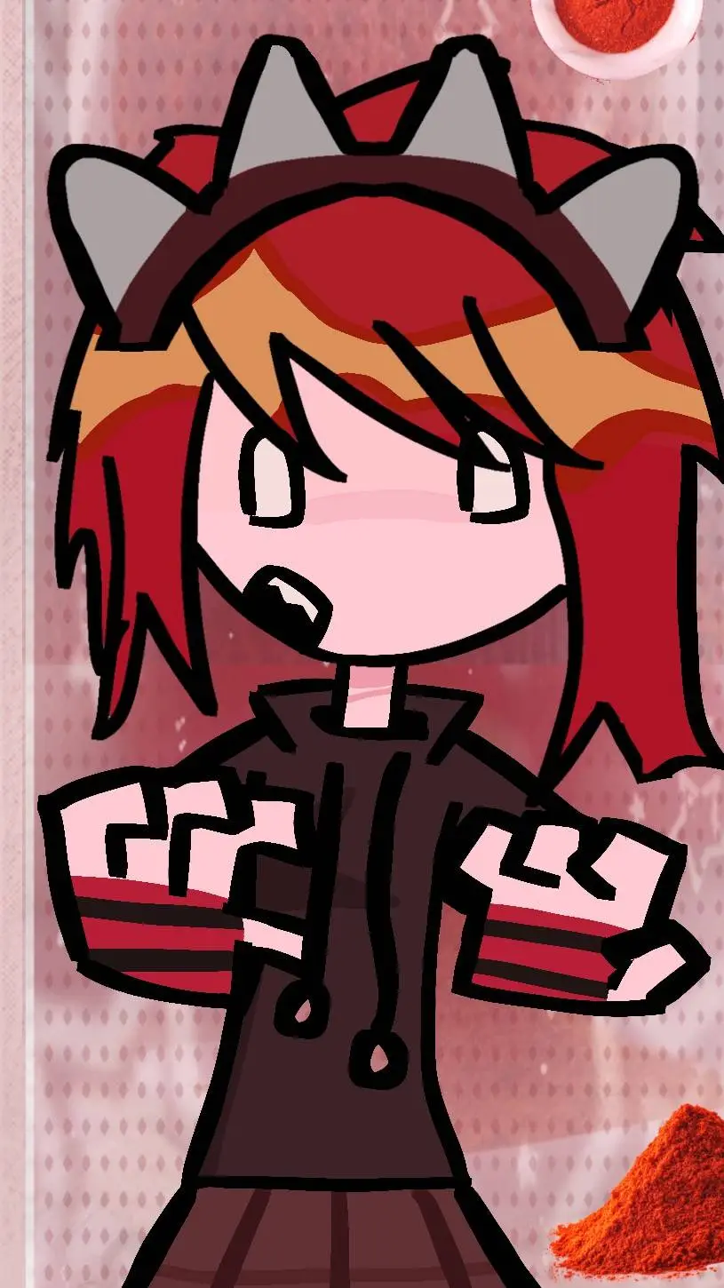ai character: Pinnie ٭☆🍅 background