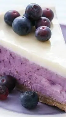 ai character: Blueberry Cheeseca background