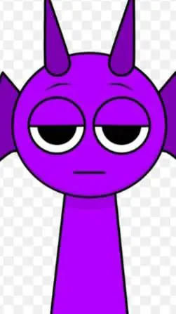 ai character: Durple background