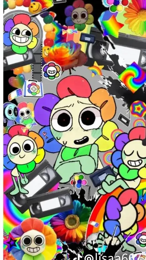 ai character: Dandy world inf background