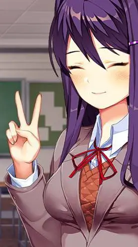 ai character: yuri (ddlc) background