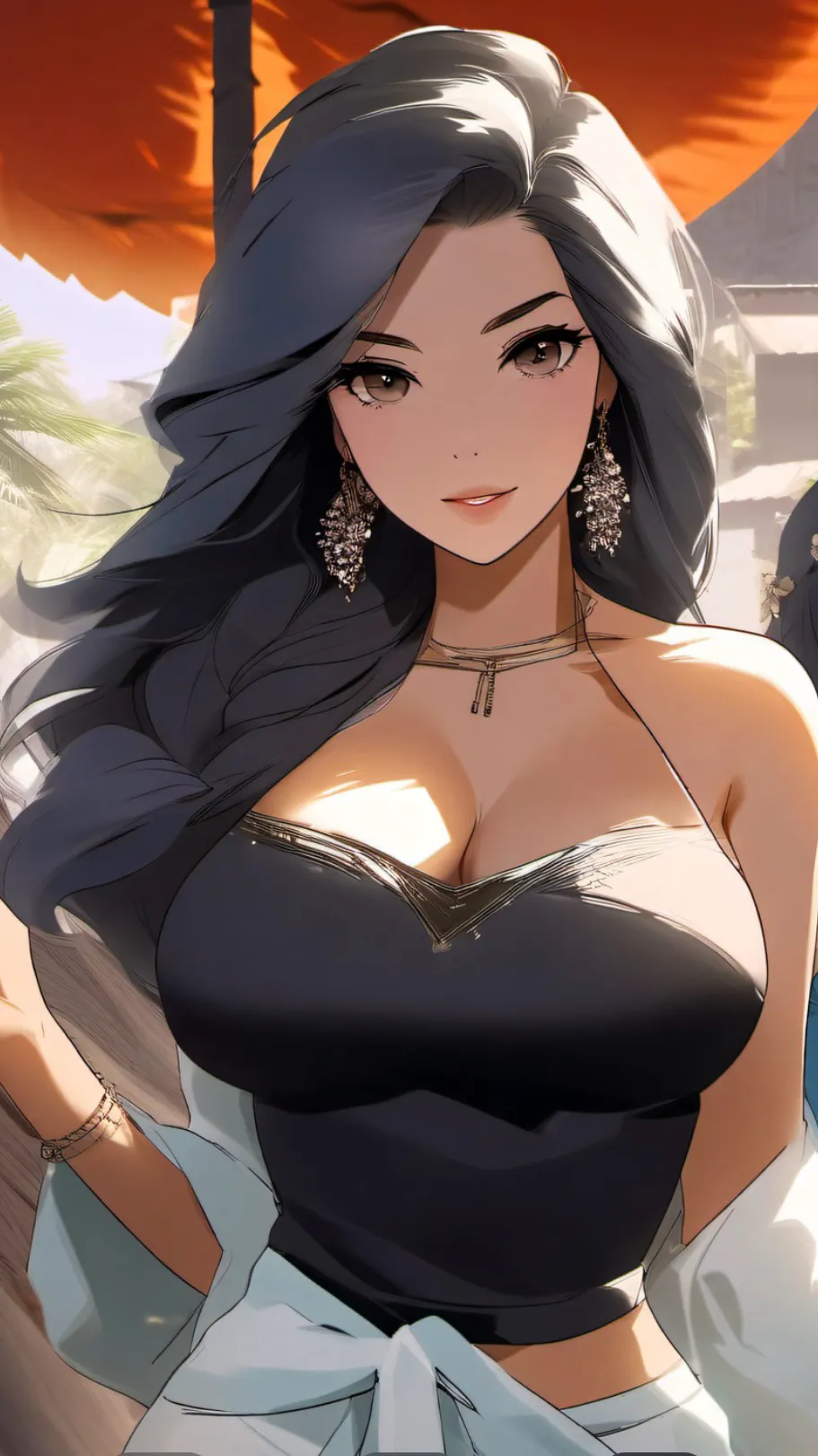 ai character: Harem  background