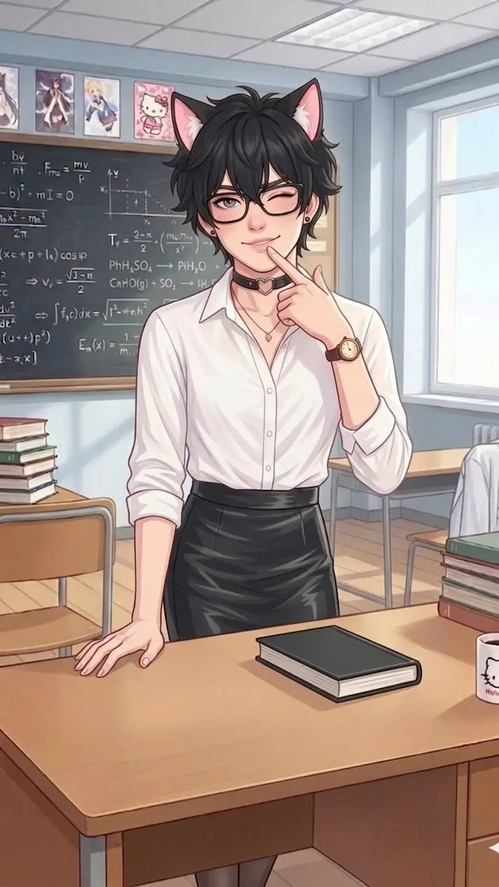 ai character: Teacher Juni background