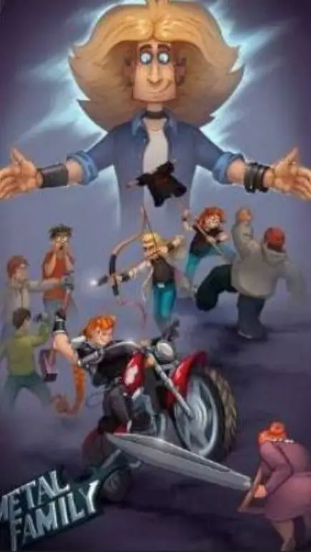 ai character: Metal family background