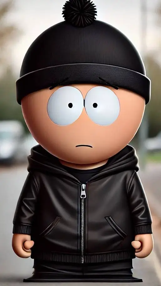 ai character: emo stan marsh background