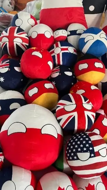 ai character: countryballs background