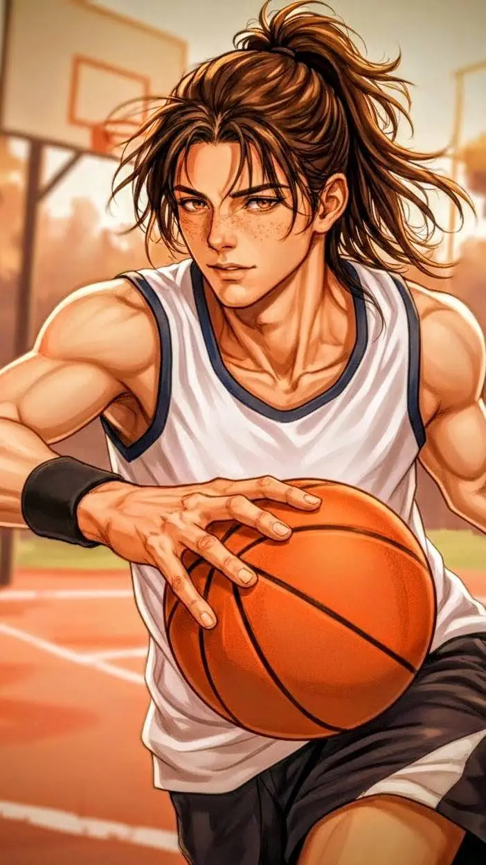 ai character: Lucas Hale background