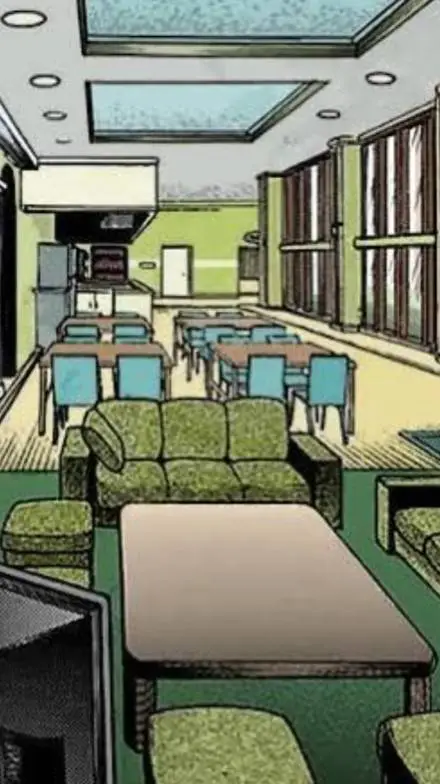 ai character: mha common room  background