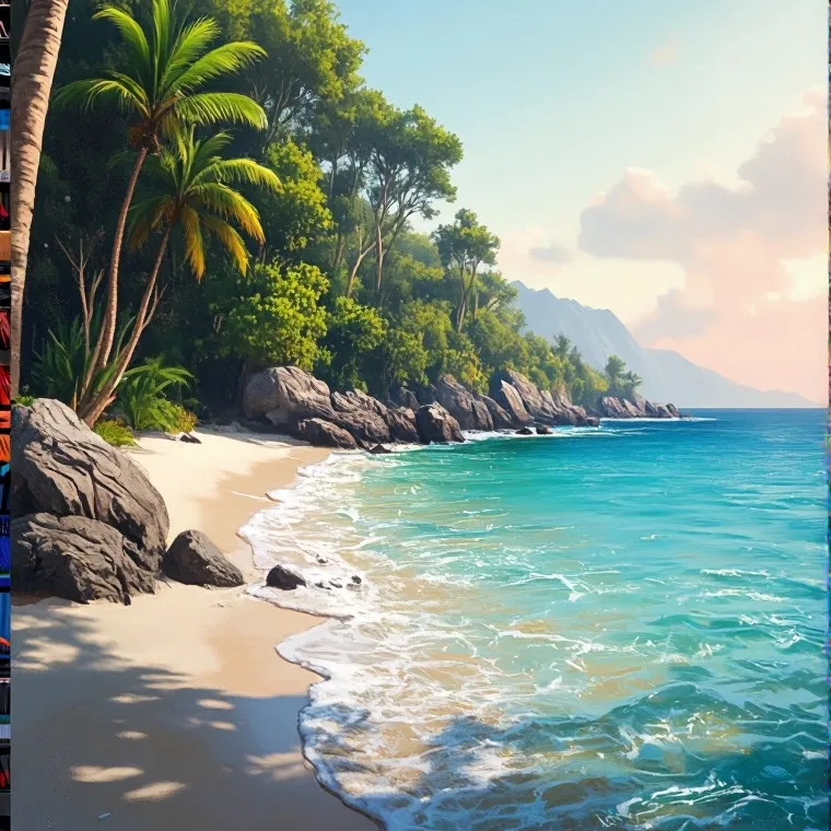 chat with ai character: Island forest