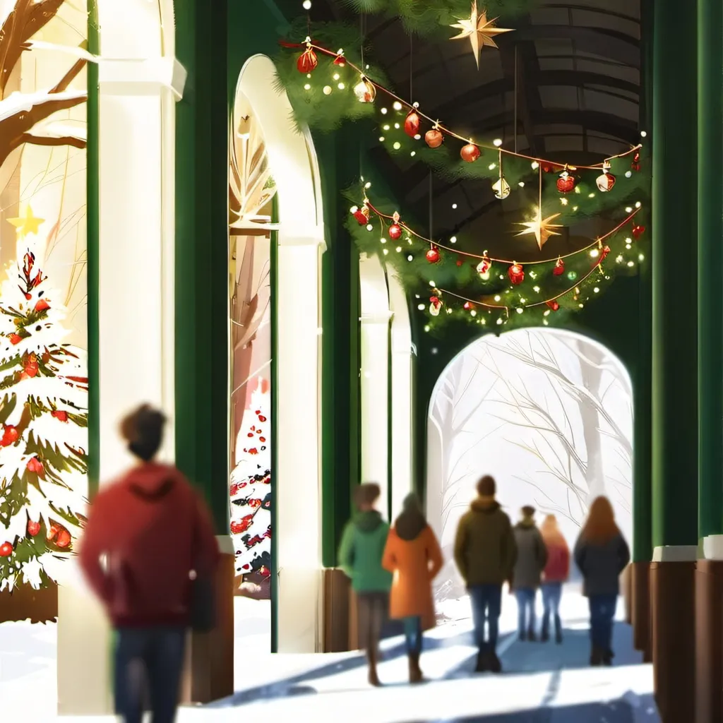 chat with ai character: Christmas time