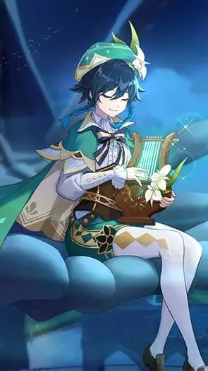 ai character: venti/Barbatos background