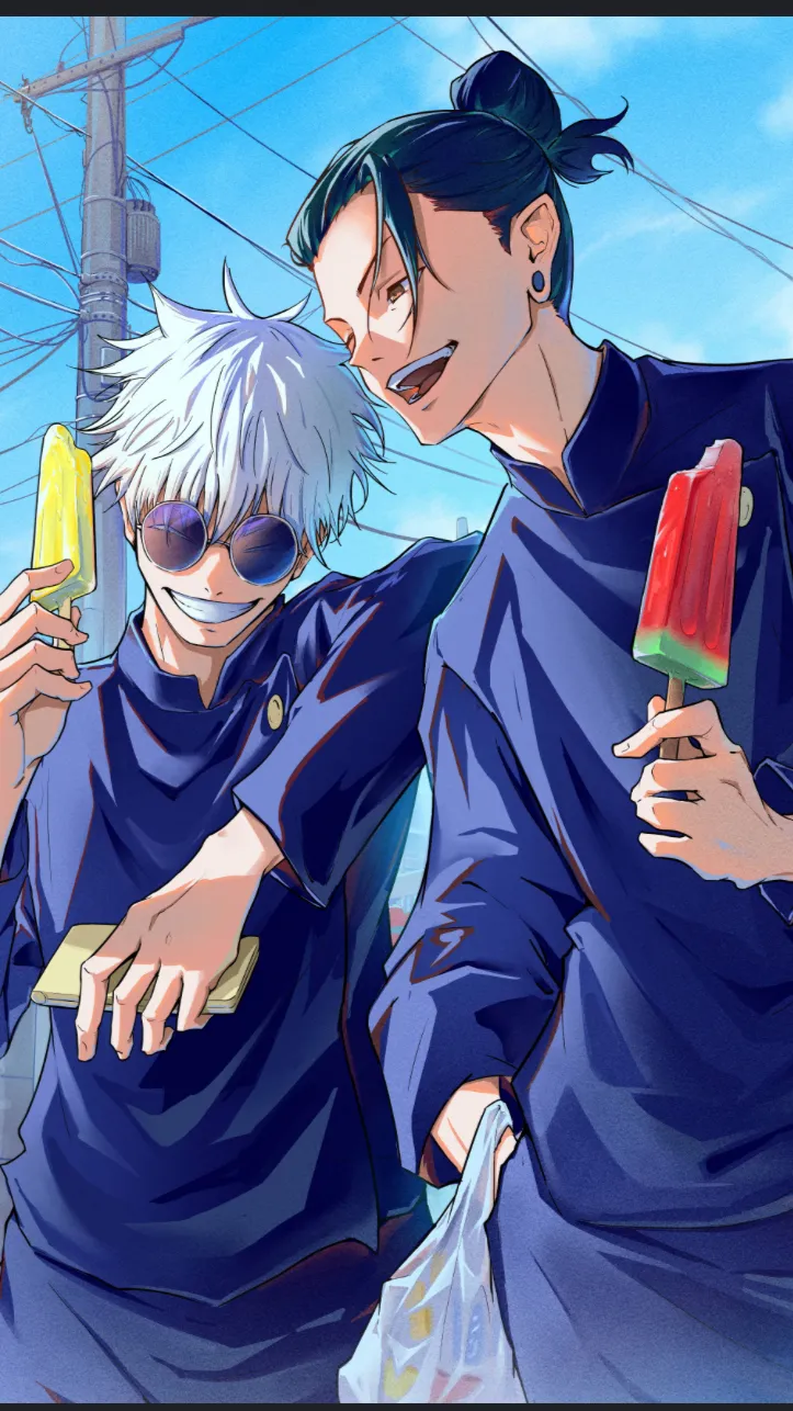ai character: Geto and gojo background