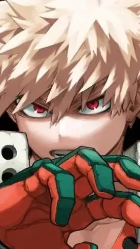 ai character: katsuki bakugo background