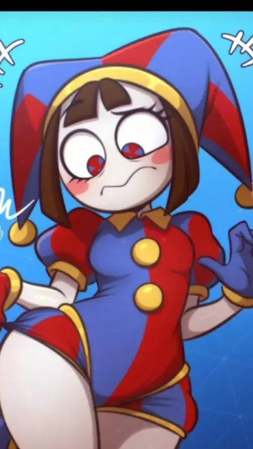 ai character: Pomni  background