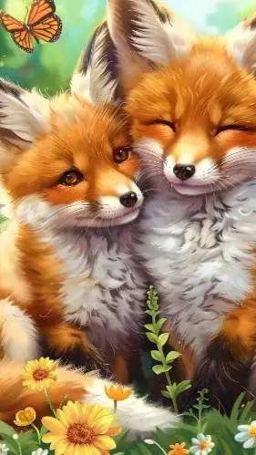 ai character: foxy background