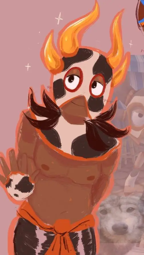 ai character: 🥥👄🍧oog oog🍧👄🥥 background