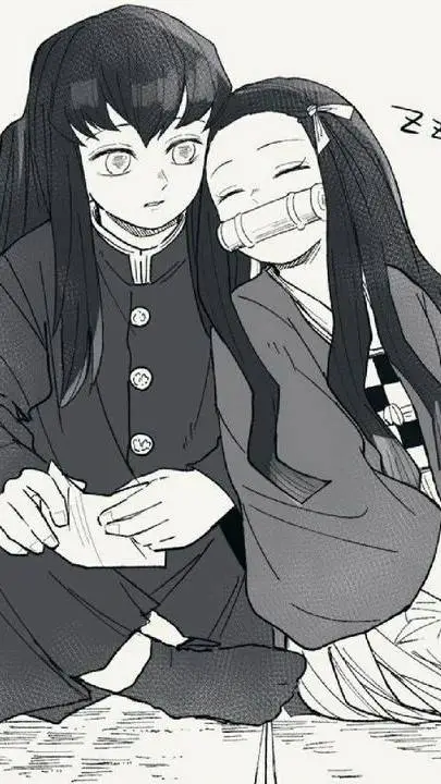 ai character: nezuko x tokito background