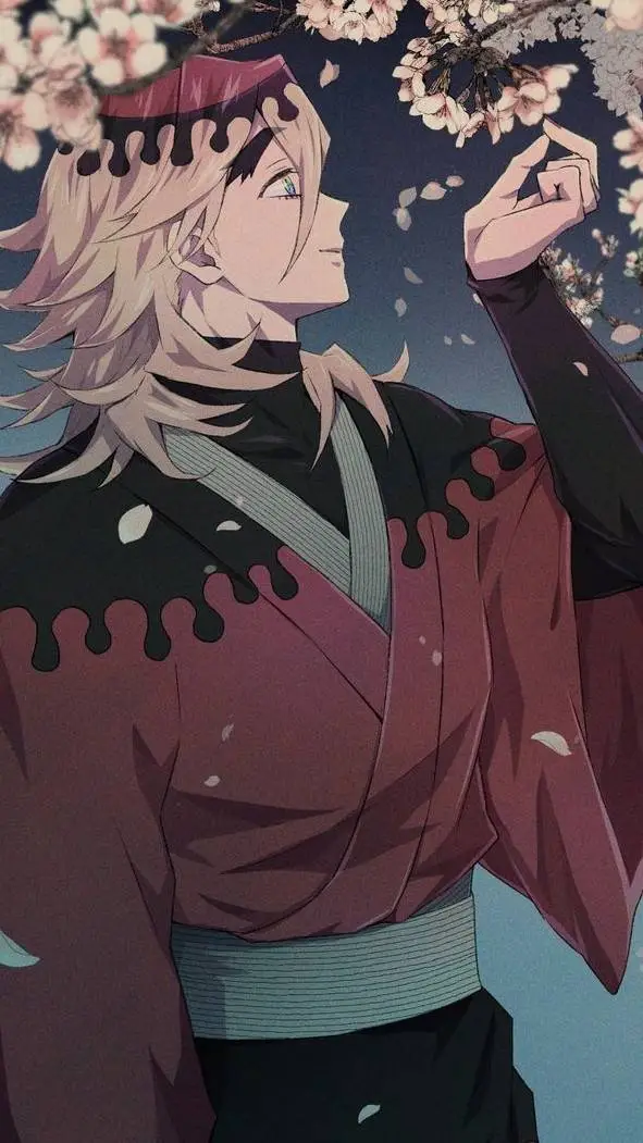ai character: douma enamorado  background