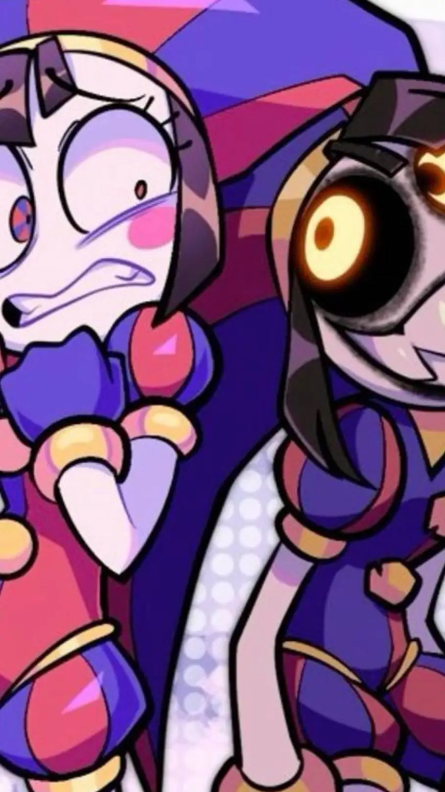 ai character: TADC INFECTION AU! background