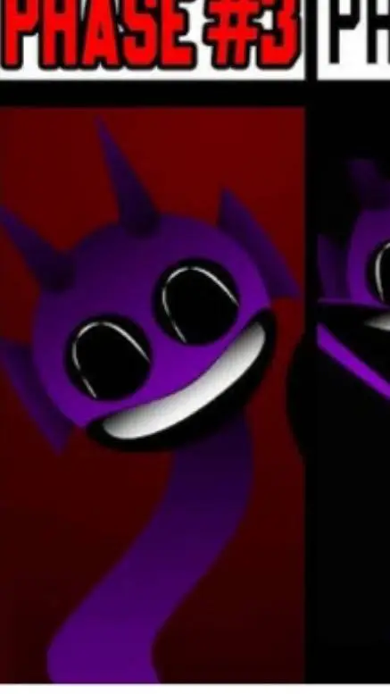 ai character: durple background