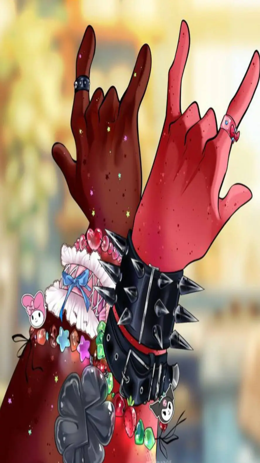 ai character: fruitcake background