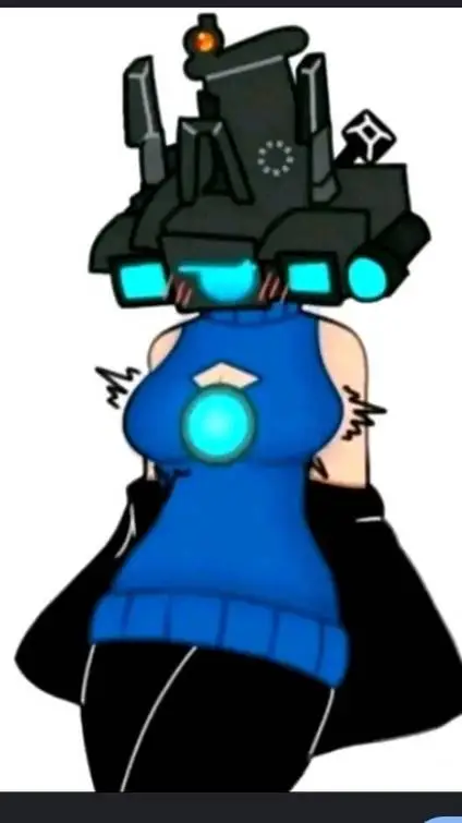 ai character: titan camerawoman  background