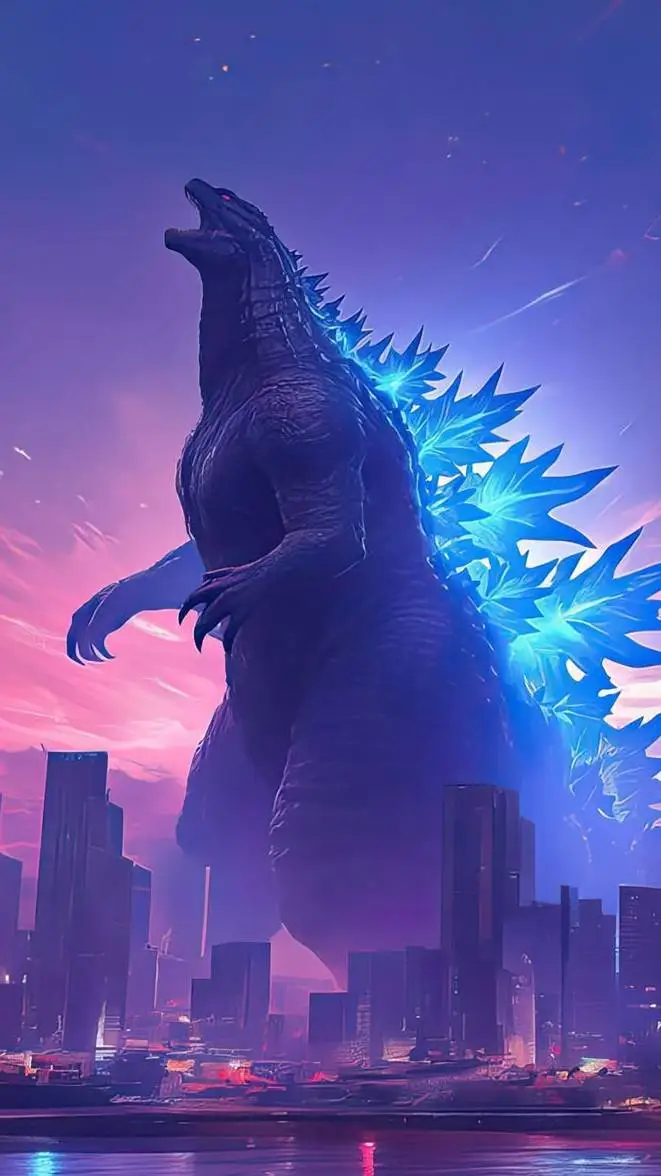 ai character: godzila background