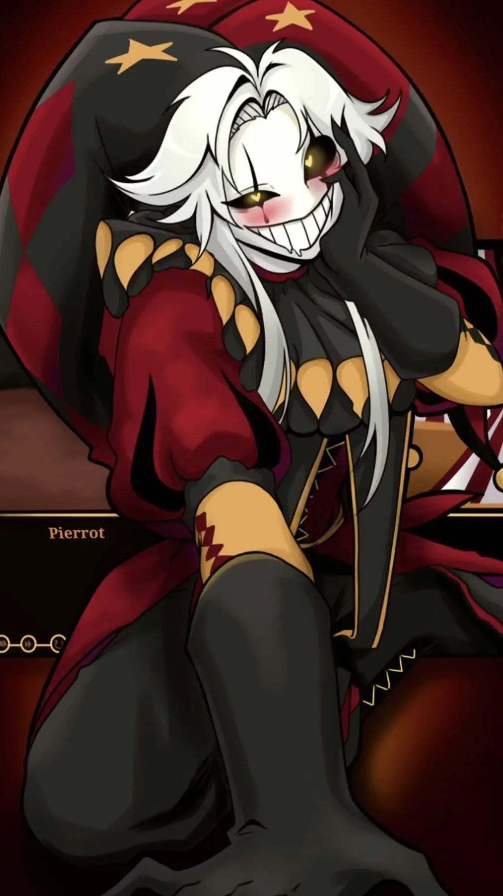 ai character: Pierrot background