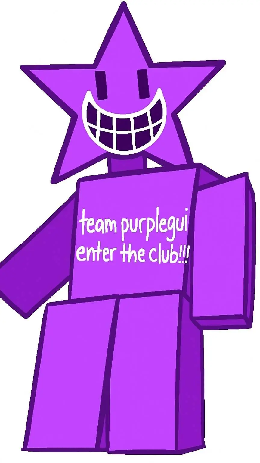 ai character: PURPLEGUI  background