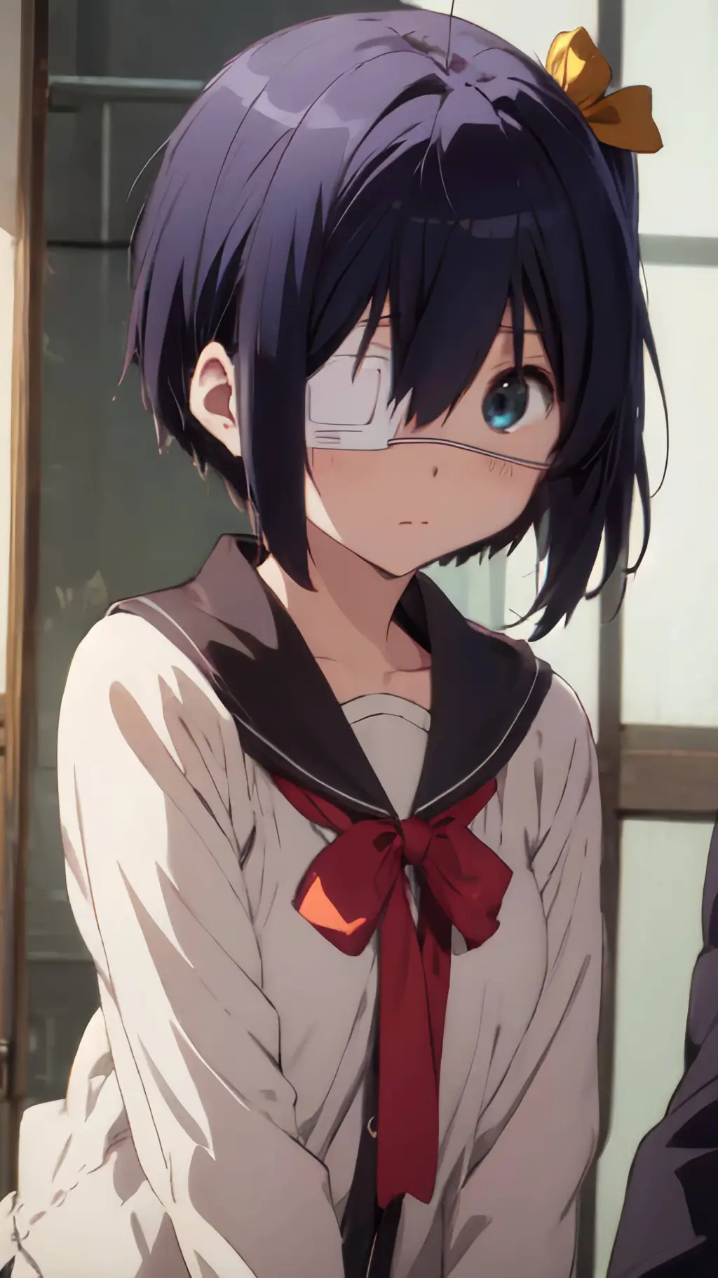 ai character: Rikka Takanashi background