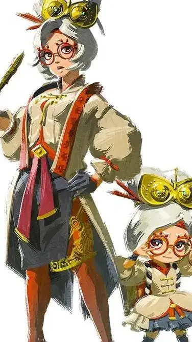 ai character: Purah background