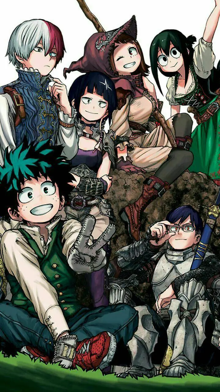 ai character: 📜My hero academy 📜 background