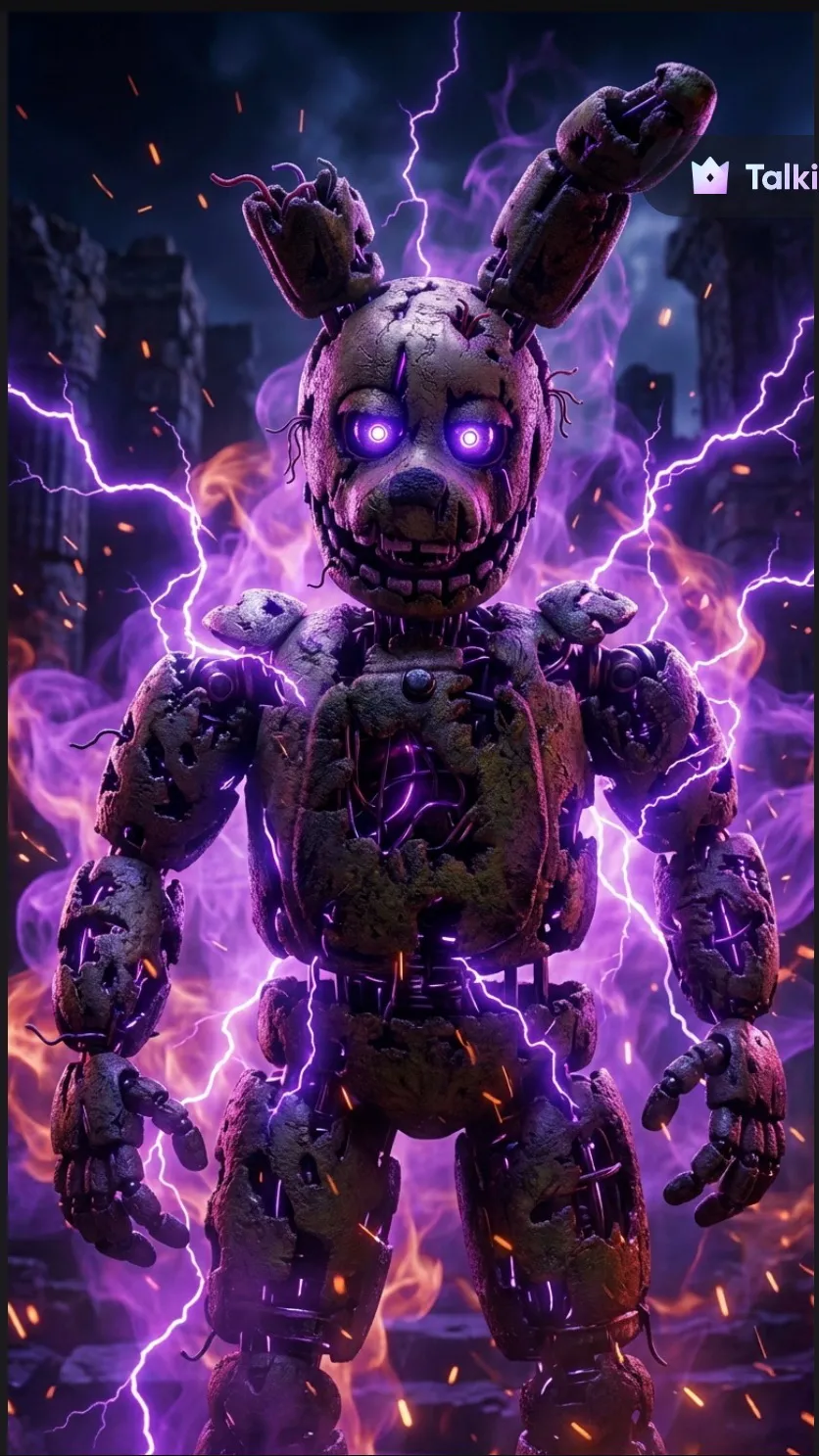 ai character: Ultimassspringtrap background