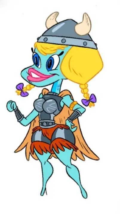 ai character: Helga background